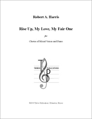 Rise Up, My Love, My Fair One SATB choral sheet music cover Thumbnail